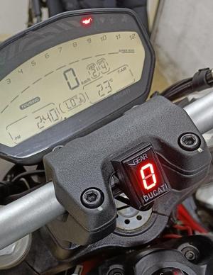 Indicateur rapport engagé/Gear Indicator Monster 821