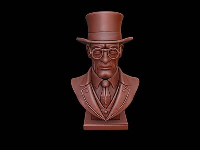 Steampunk Gentleman Bust