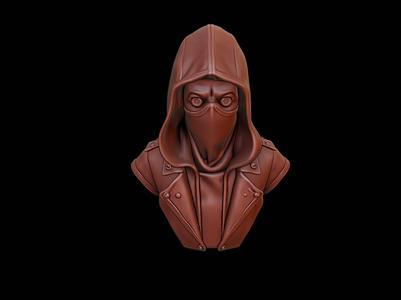 Cyberpunk Hacker Bust