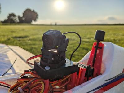 Fpv pan tilt and air unit holder for Acromaster