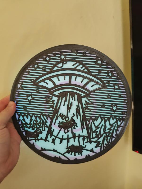 Abduction 2D WallArt (Glow art)