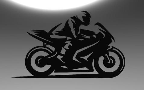 LINE ART MOTOCICLE 2, 2d art Motocicle, wall art motocicle, 2d moto