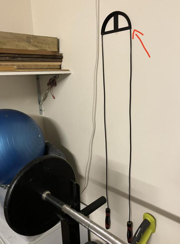 Skipping rope / Jump rope holder / hanger