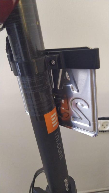 xiaomi scooter license plate bracket