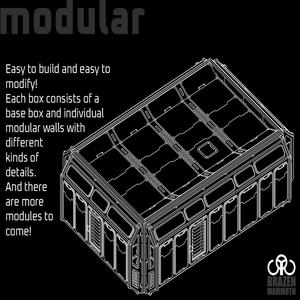 Lasercut Sci-Fi Tabletop Box