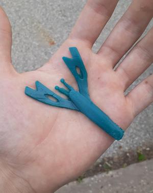 3 inch craw soft plastic lure mold v2