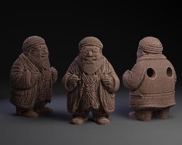 George Clinton Netsuke : Parliament-Funkadelic