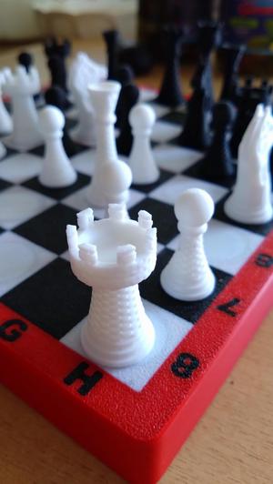 Magnetic Chess with chessboard