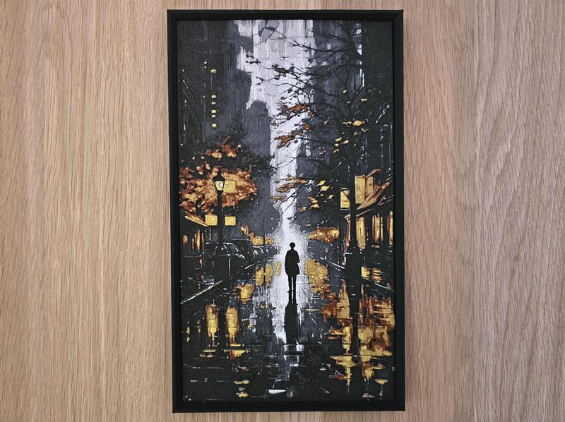 Silent Solitude in the City - Hueforge