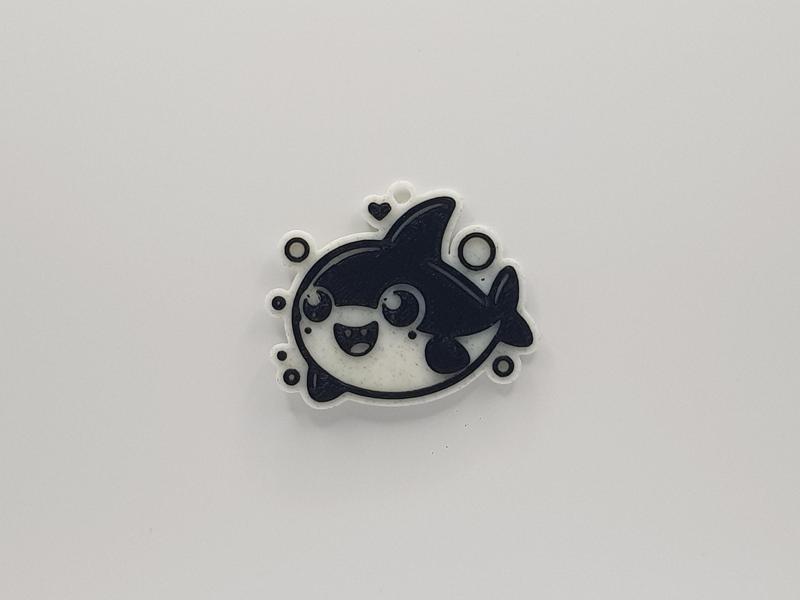 Cute Shark Keychain