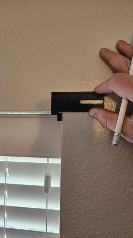 Curtain Rod install alignment tool