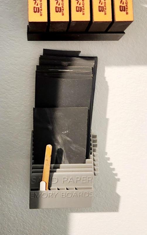 Sand Paper Wall Rack