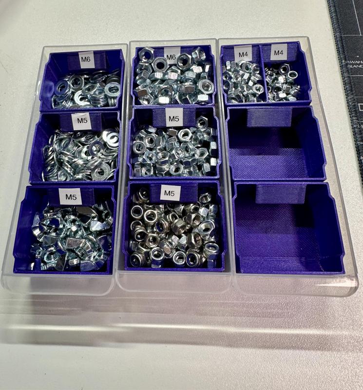 Grid-based organizers for STANLEY Multi-Purpose Storage Bin