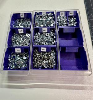 Grid-based organizers for STANLEY Multi-Purpose Storage Bin