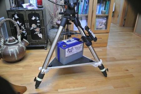 Celestron AVX tripod shelf supports