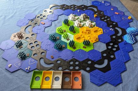 DIE SIEDLER VON CATAN Landfelder, Hügelland