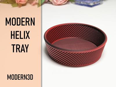 Modern Helix Tray