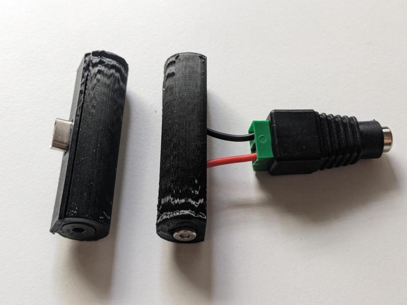 AA / 14500 Battery Dummy Eliminator Power Supply Adapter