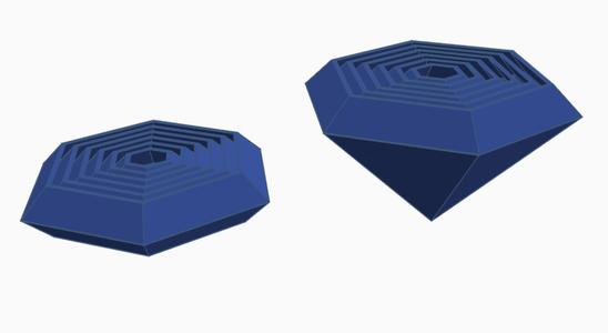 Fidget Hexagon and Fidget Diamond