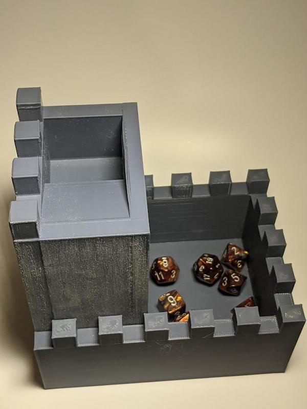 Foldable Dice tower for D&D