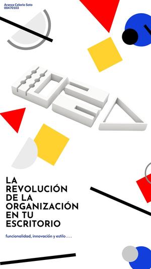 Set para organizador de escritorio