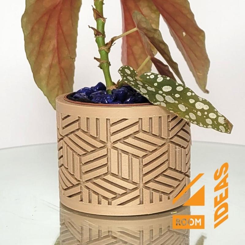 Succulent Planter Japanese Style - Lattice/Kagome V2