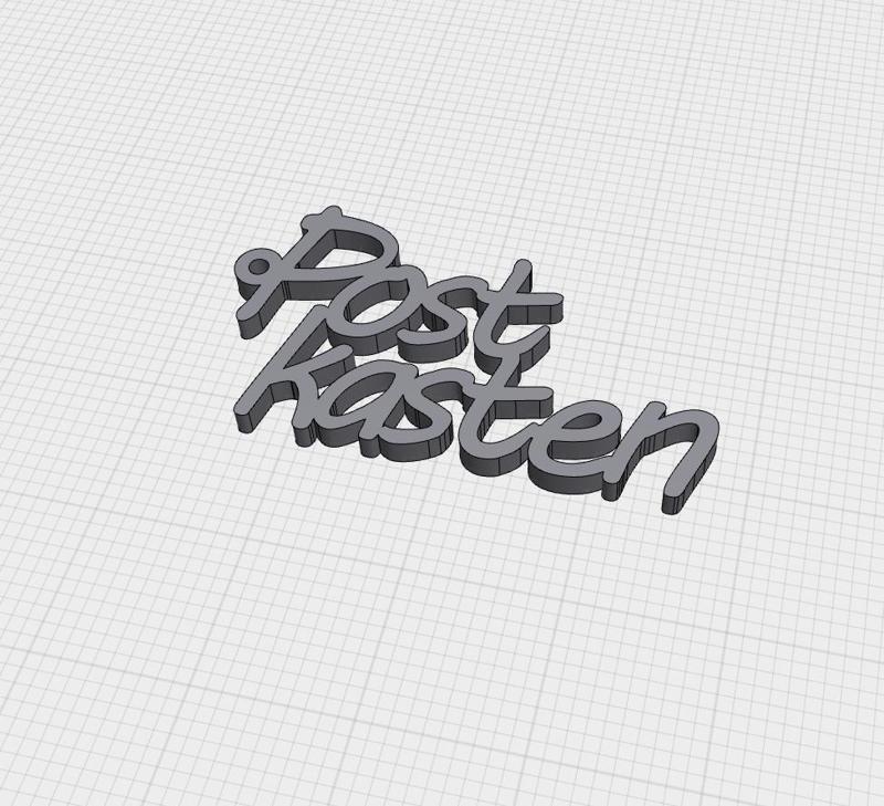 Postkasten Schluesselanhaenger