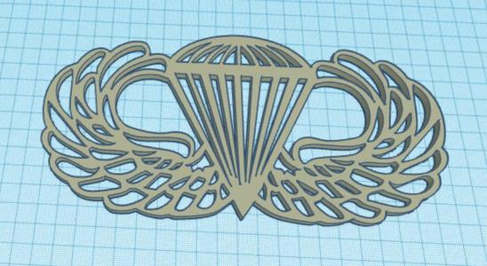 U.S. Army Airborne Badge Wall Art