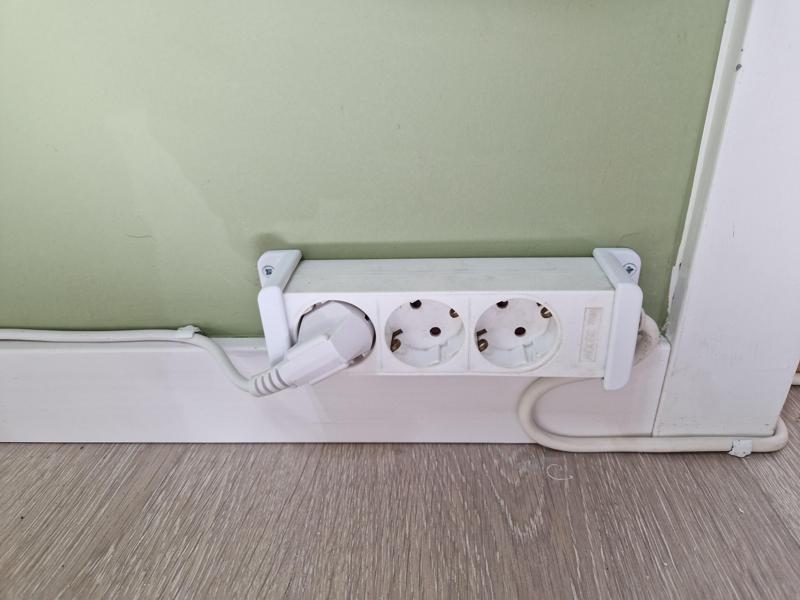 Extension cord bracket.