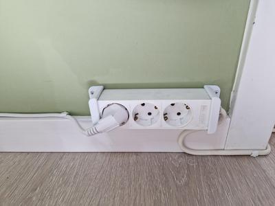 Extension cord bracket.