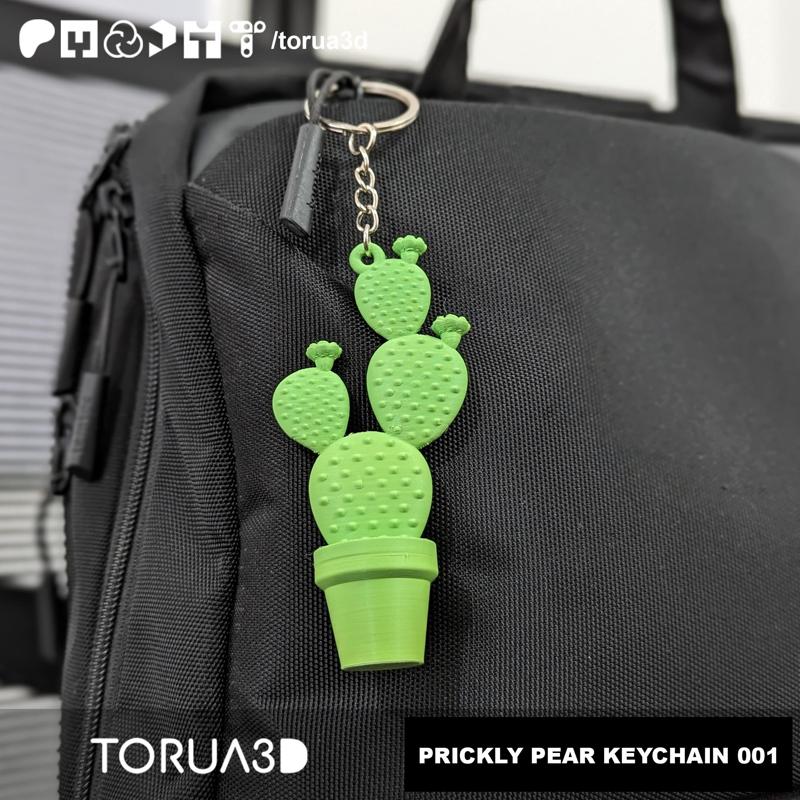 PRICKLY PEAR KEYCHAIN 001 - Cactus - Floors