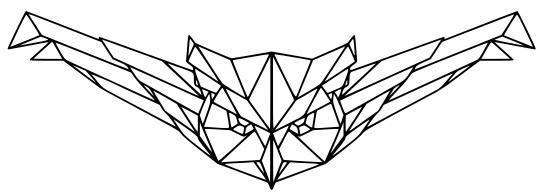 Geometric flying Owl