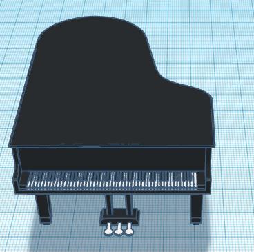 portachiavi pianoforte