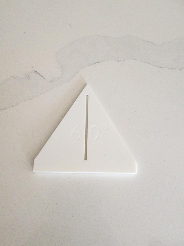 60 degree layout square