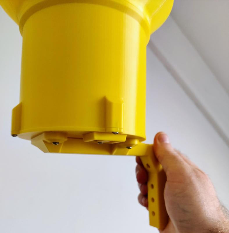 Rain Gauge Wall Mount L-Bracket