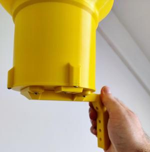 Rain Gauge Wall Mount L-Bracket