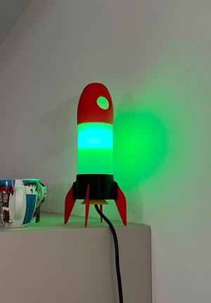 Rocket lamp E27