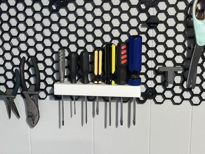 Household Screwdriver Hanger for HSW Wall System
