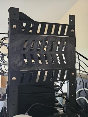 Remix 10in Home Server Project Larger Rack Side Panel Remix for Qidi Q1 Pro
