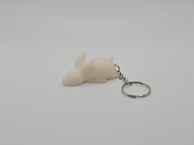 Lazy Rabbit Keychain (Remix)