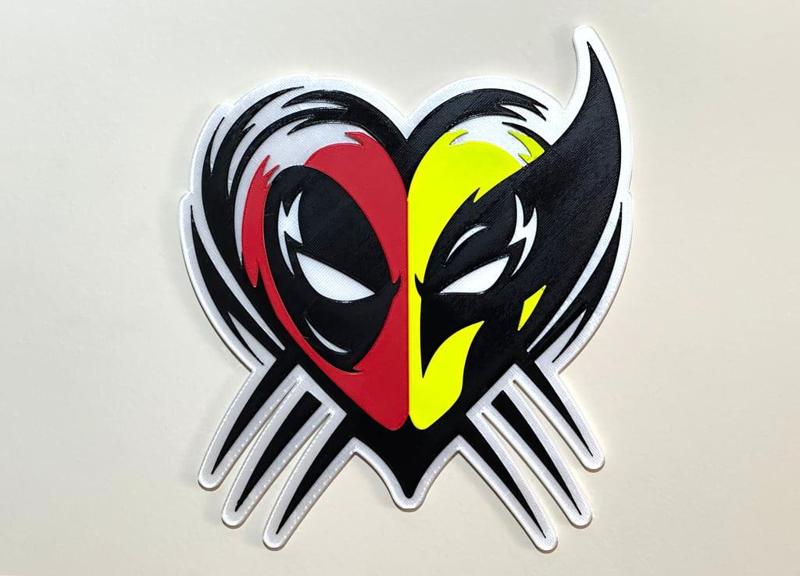 Deadpool Wolverine Heart