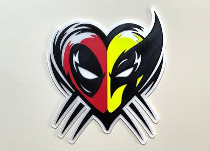 Deadpool Wolverine Heart