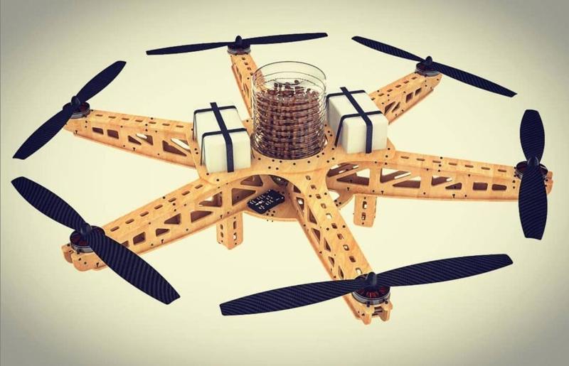 Reforestation Drone for aerial sowing: Dronecoria