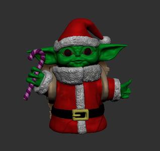 Christmas Yoda