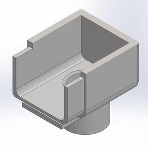 Aufsatz für Regenrinne Gewächshaus