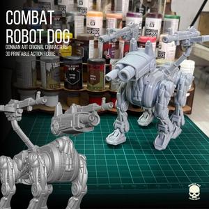 Combat Robot Dog Donman art Original 3D printable full action figure