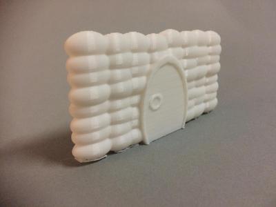 Dungeon Wall with Door