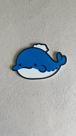 whale keychain