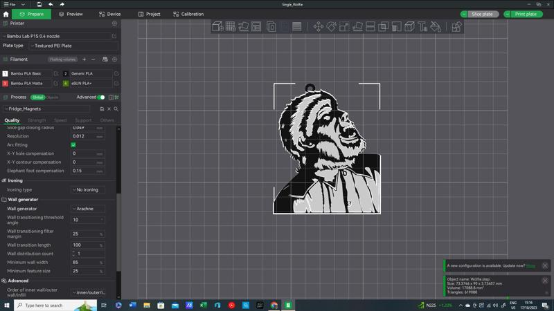 Classic Monsters Wolfman Keychain