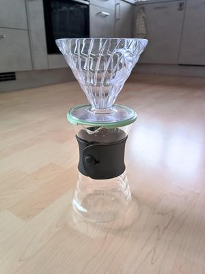 Hario V60 Coffee Dripper Adapter Hario Carafe size 02 to Hario Dripper Size 03